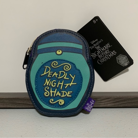 Loungefly Nightmare Before Christmas Jack & Sally Mini Backpack & Coin Purse - Picture 9 of 14